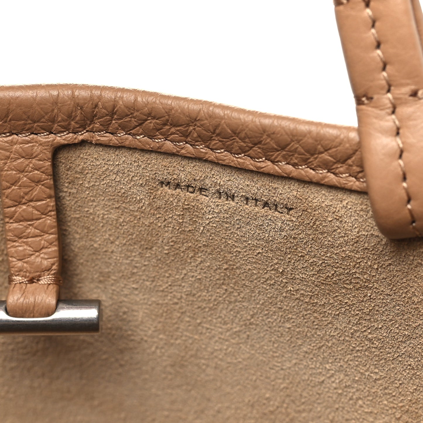 Matte Grained Calfskin Small Park Tote Cinnamon