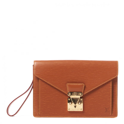 Louis Vuitton Epi Pochette Sellier Dragonne Cipango 1 of 9