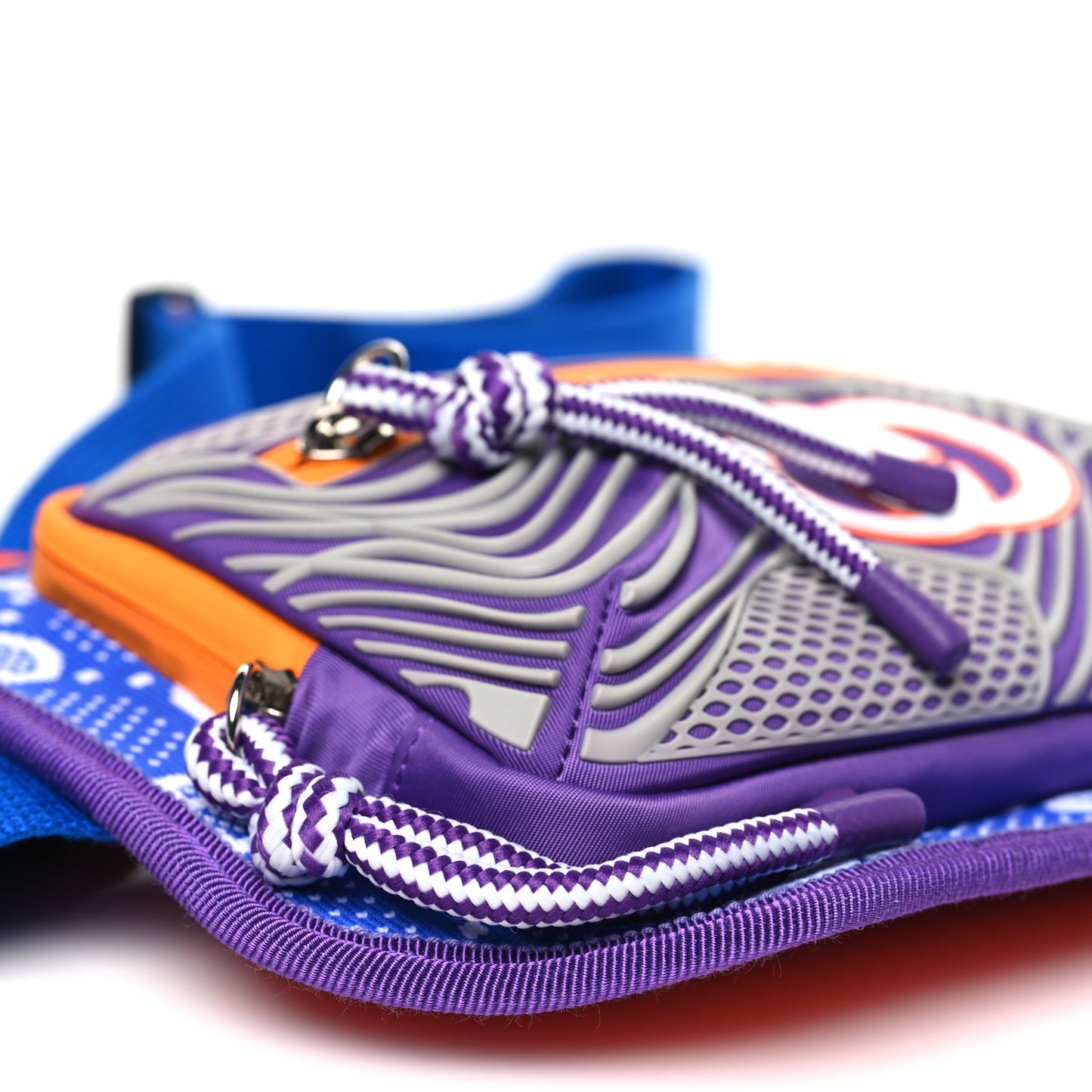 Jersey GG Monogram All Over Sporty Belt Bag Grey White Multicolor