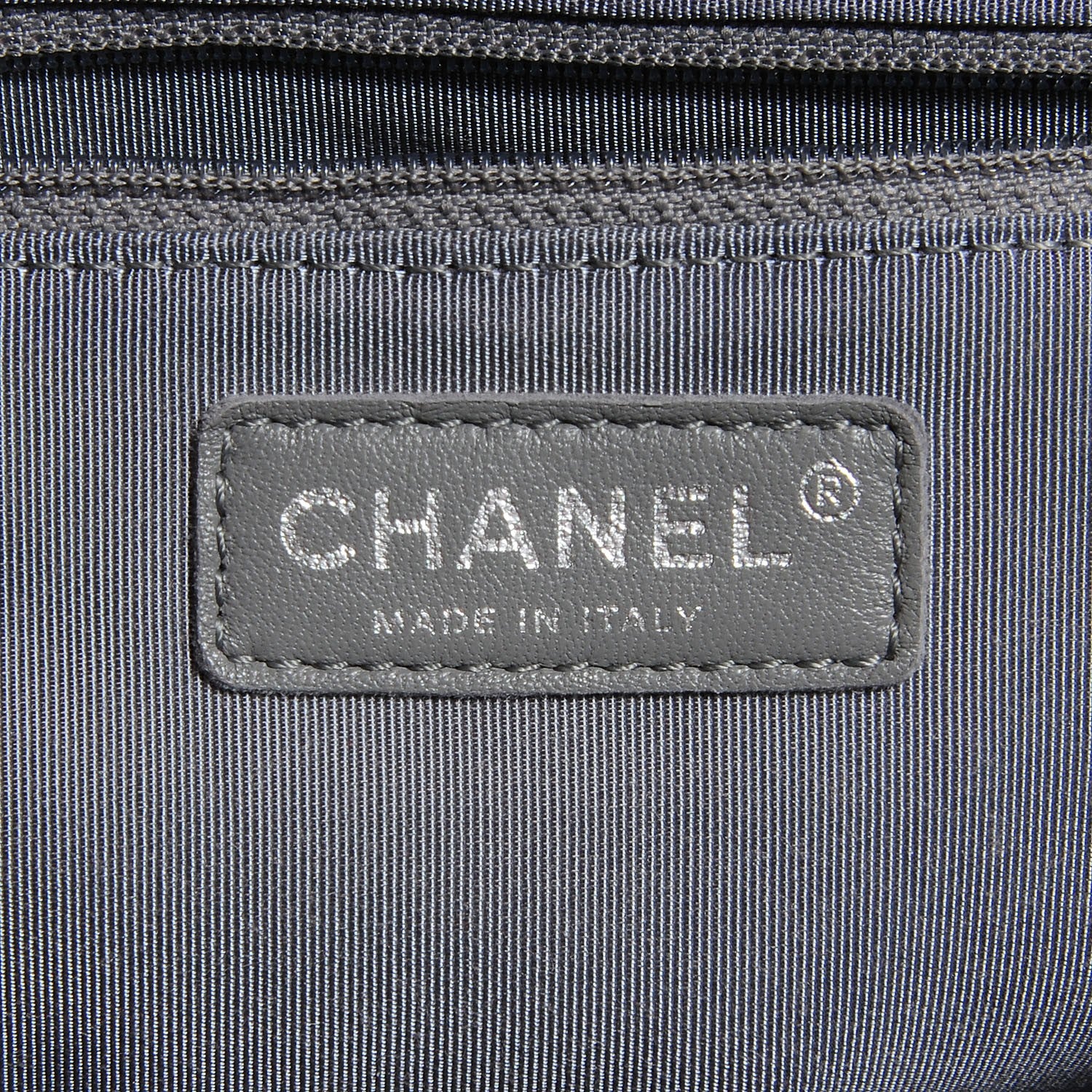 Chanel Crumpled Lambskin Chain Around Medium Messenger Black 6 of 7