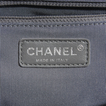 Chanel Crumpled Lambskin Chain Around Medium Messenger Black 6 of 7
