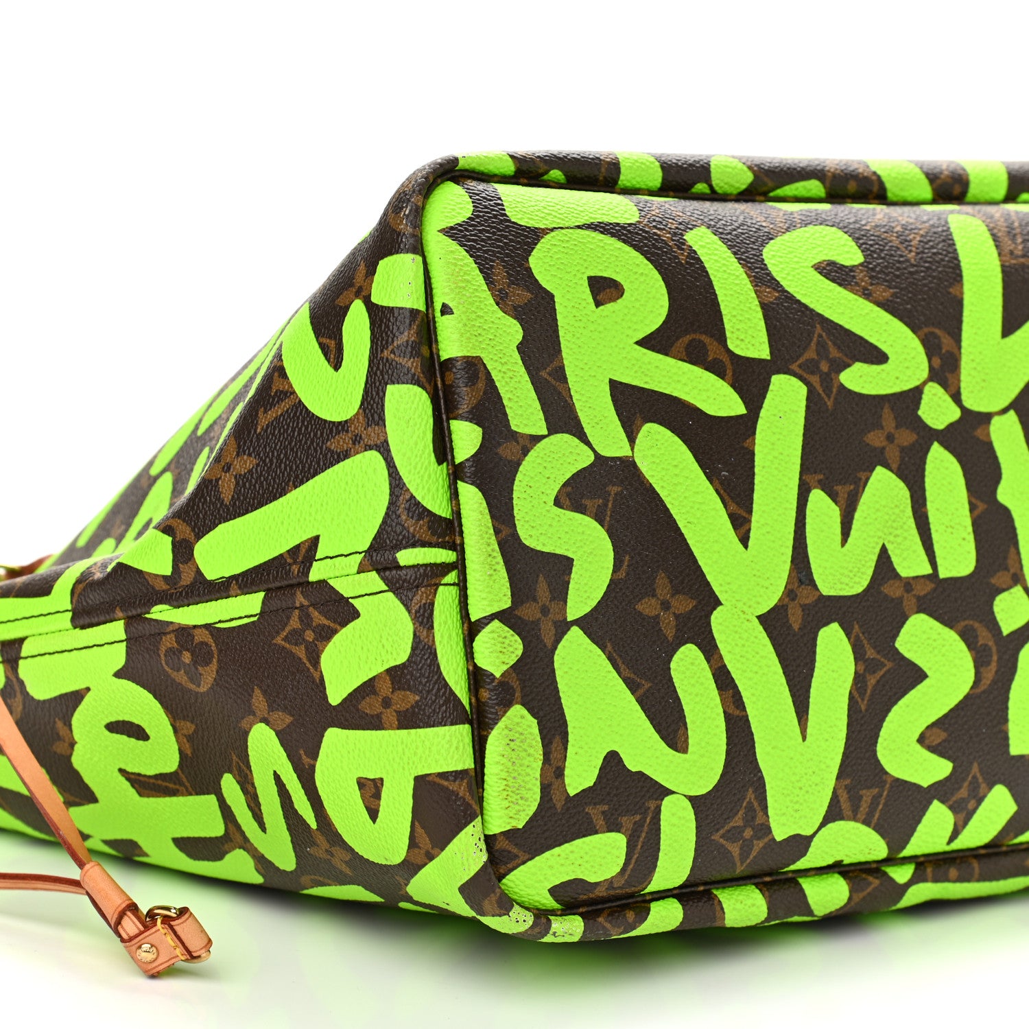 Louis Vuitton Monogram Graffiti Neverfull GM Green 9 of 19