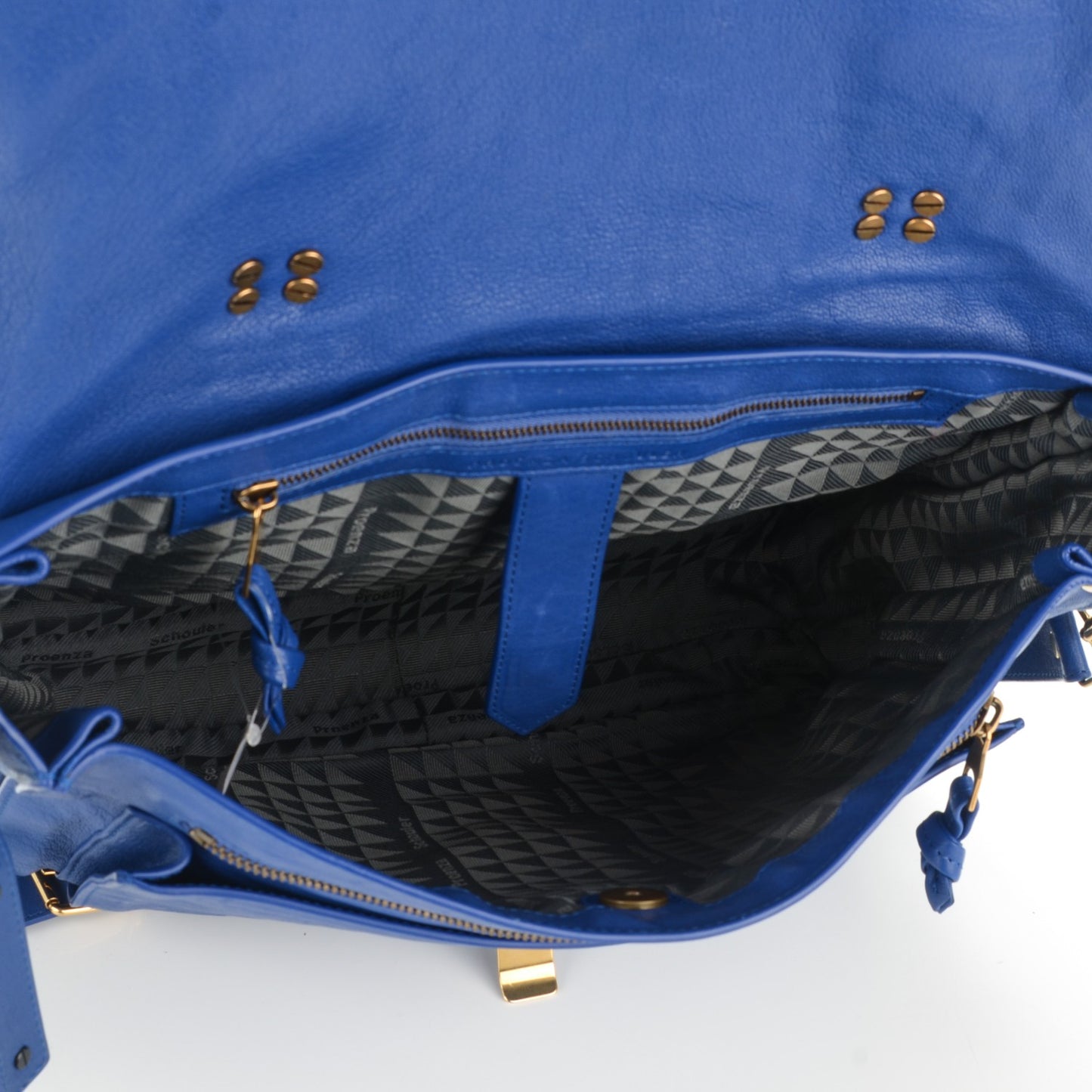Lambskin Large PS1 Satchel Royal Blue