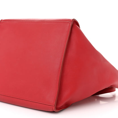 Celine Smooth Calfskin Small Big Bag Red 10 of 11