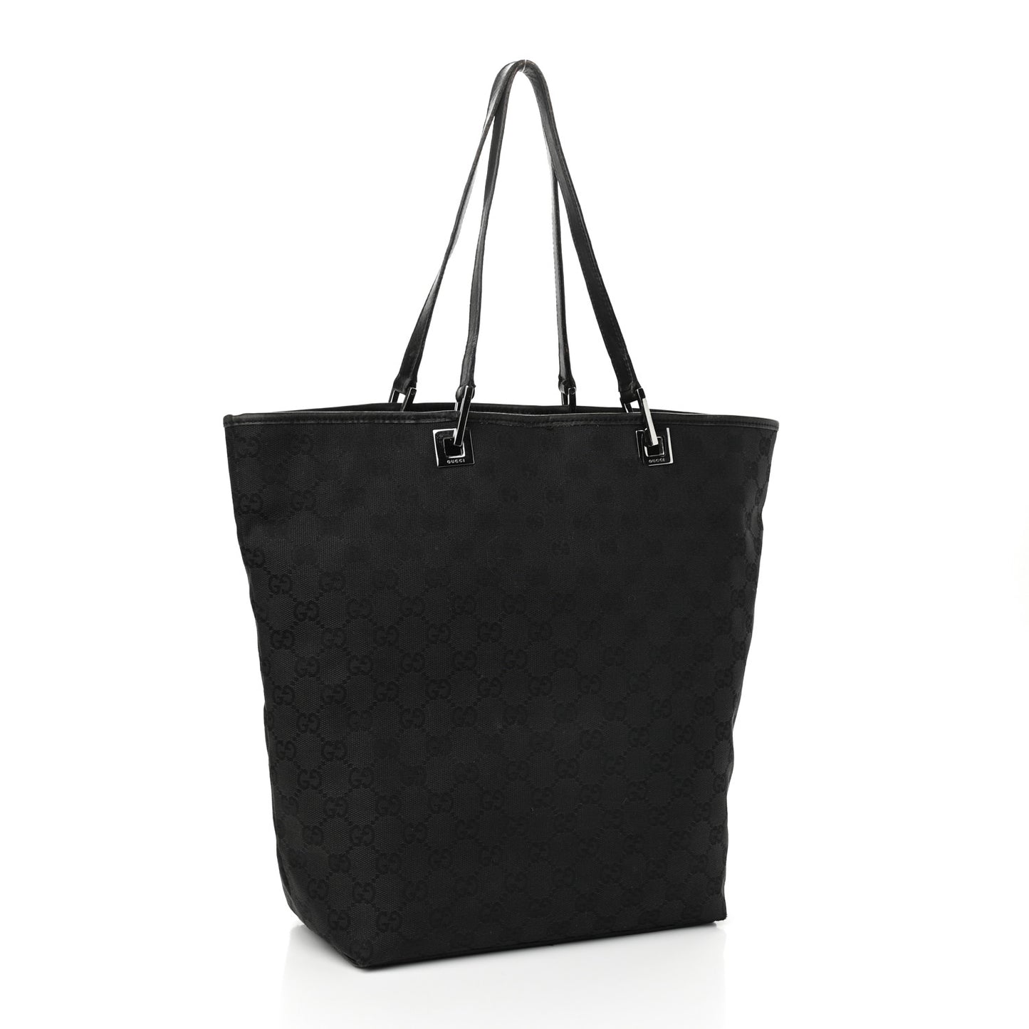 Monogram Bucket Tote Black