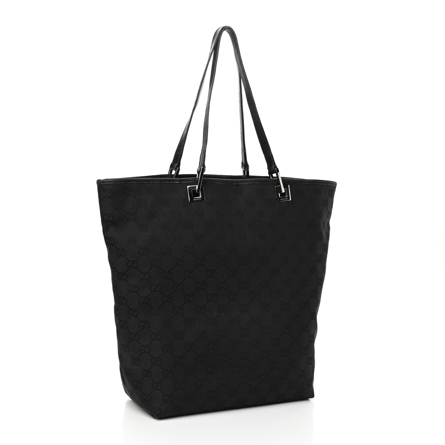 Gucci Monogram Bucket Tote Black 3 of 16