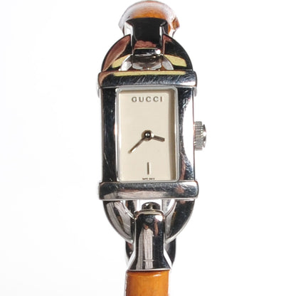 Gucci Stainless Steel Bamboo 16mm 6800L Quartz Watch 1 of 6