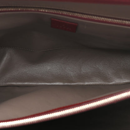 Gucci Grainy Calfskin Medium Zumi Top Handle Bag Vintage Bordeaux 5 of 12