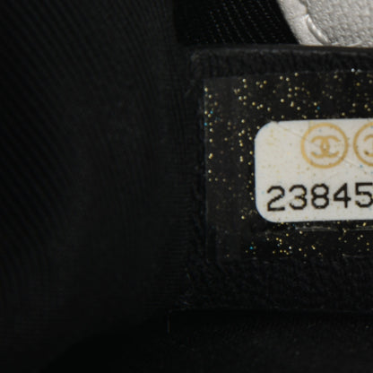 Chanel Calfskin Medium Bi-Color Boy Flap Black White 8 of 15