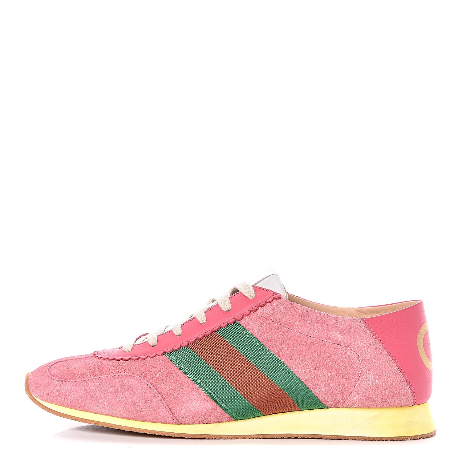Gucci Suede Web Womens Rocket Sneakers 41 Rhododendron Pink 1 of 9