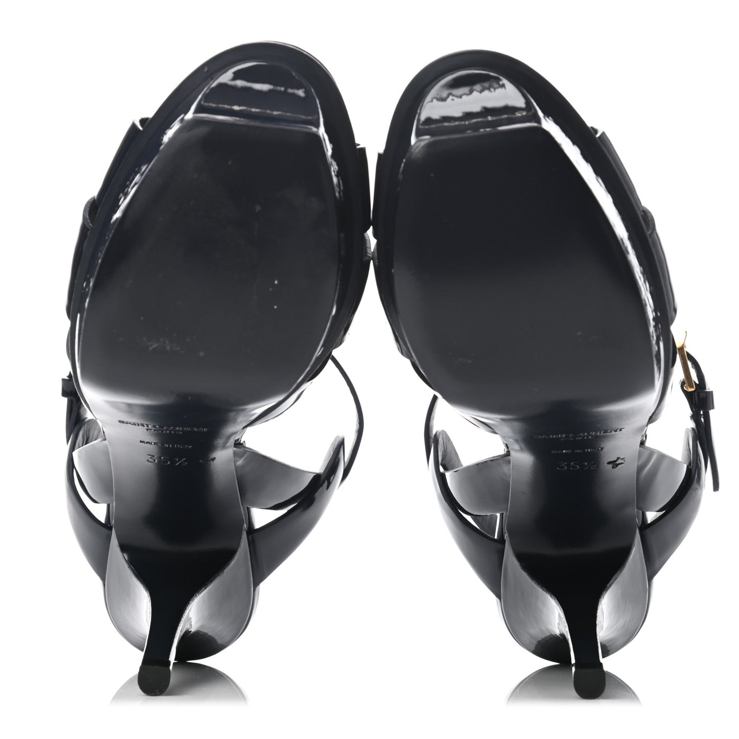 Patent Tribute 75 Platform Sandals 35.5 Navy