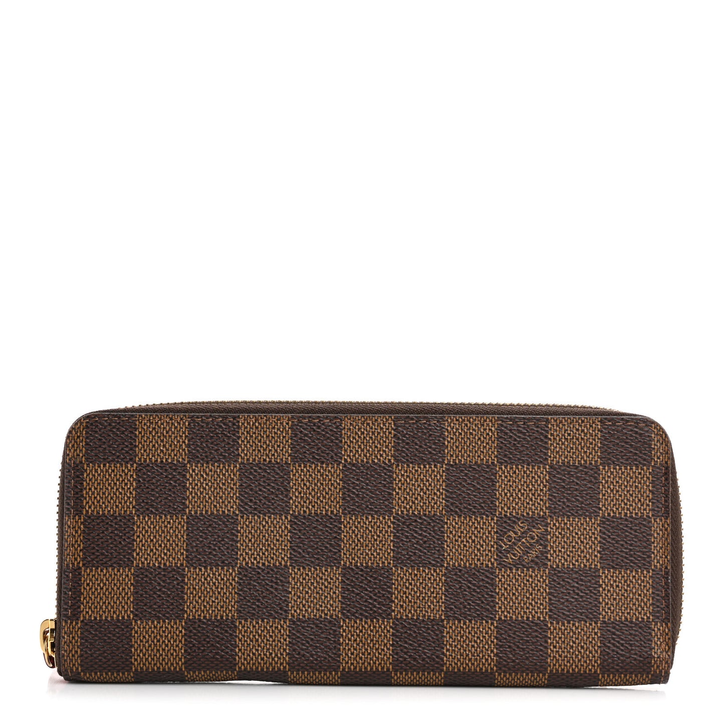 Damier Ebene Clemence Wallet Cherry