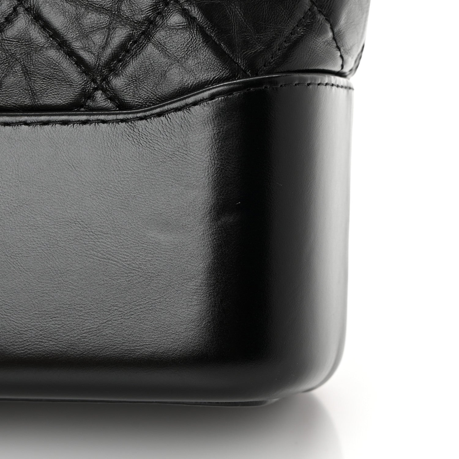 Chanel Aged Calfskin Quilted Medium Gabrielle Hobo So Black 10 of 10