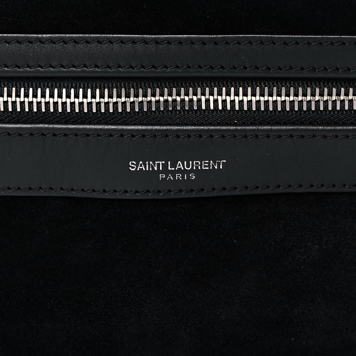 Saint Laurent Suede City Backpack Black 7 of 19