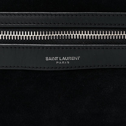 Saint Laurent Suede City Backpack Black 7 of 19