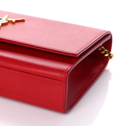Saint Laurent Smooth Calfskin Medium Classic Monogram Kate Tassel Satchel New Lipstick 10 of 11