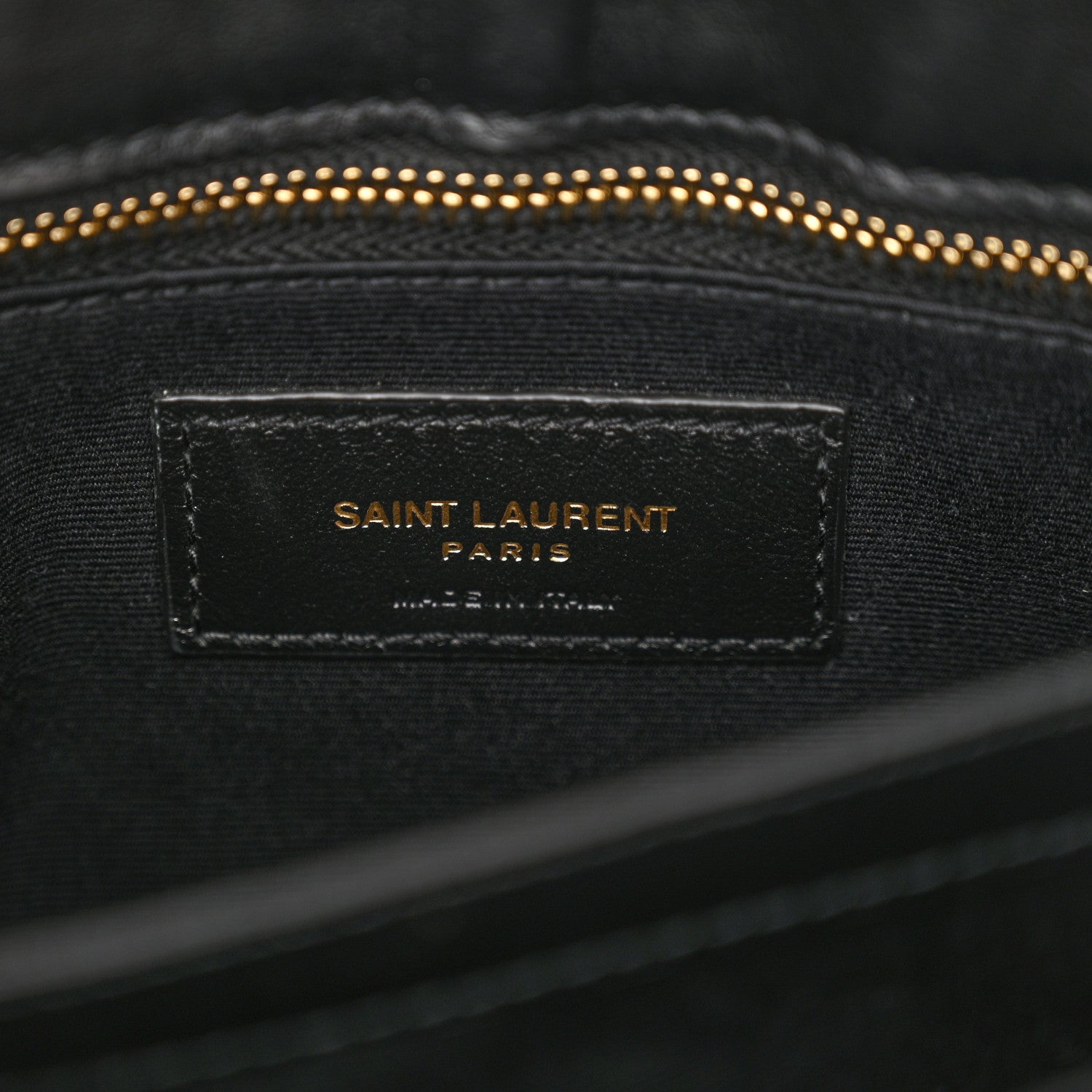 Saint Laurent Calfskin Y Quilted Monogram Toy Loulou Crossbody Bag Black 6 of 13