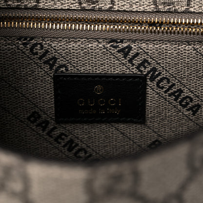 Balenciaga X GUCCI GG Supreme Monogram Small Hourglass Top Handle Bag Beige Ebony 6 of 12