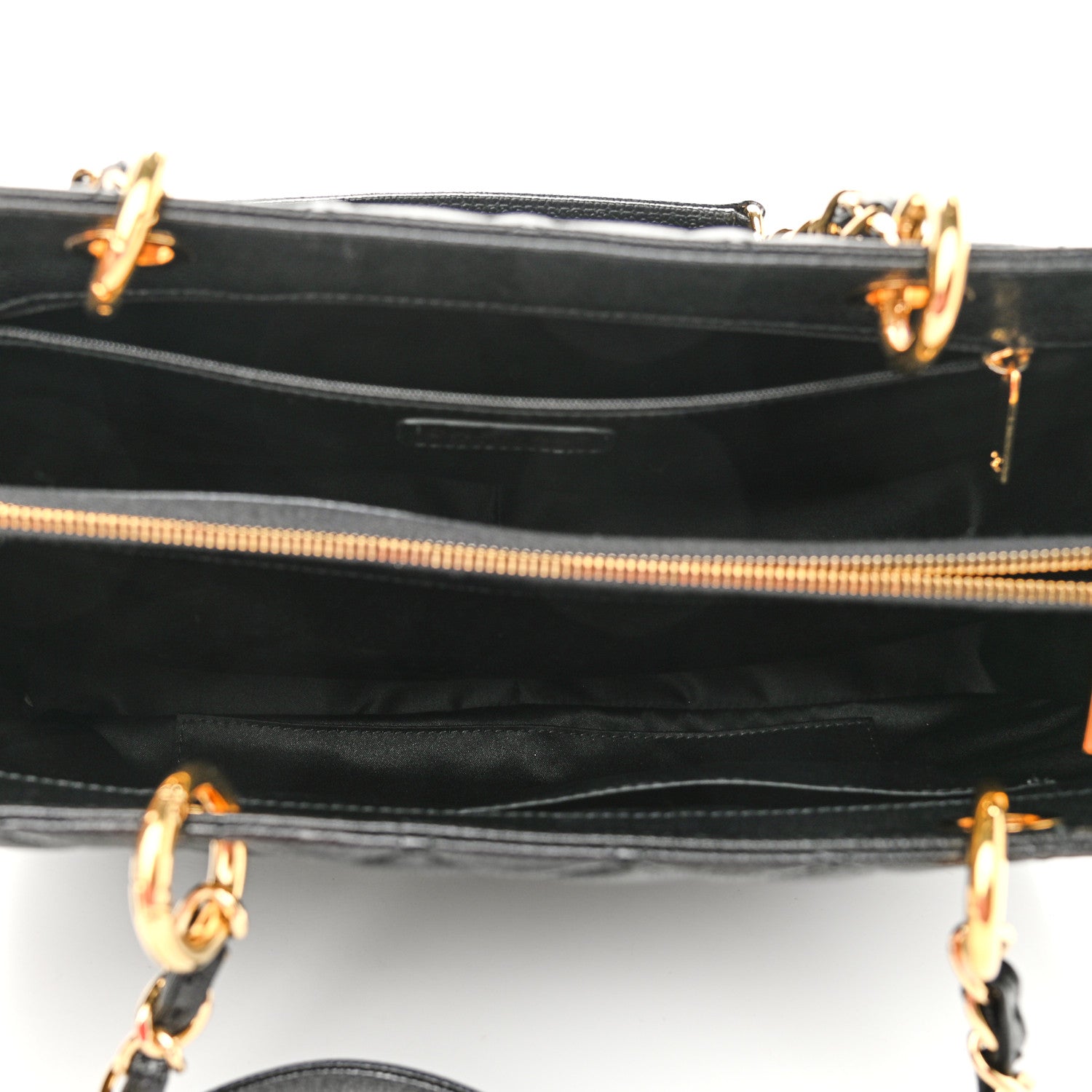 Chanel Caviar Quilted Grand Shopping Tote GST Black 5 of 10