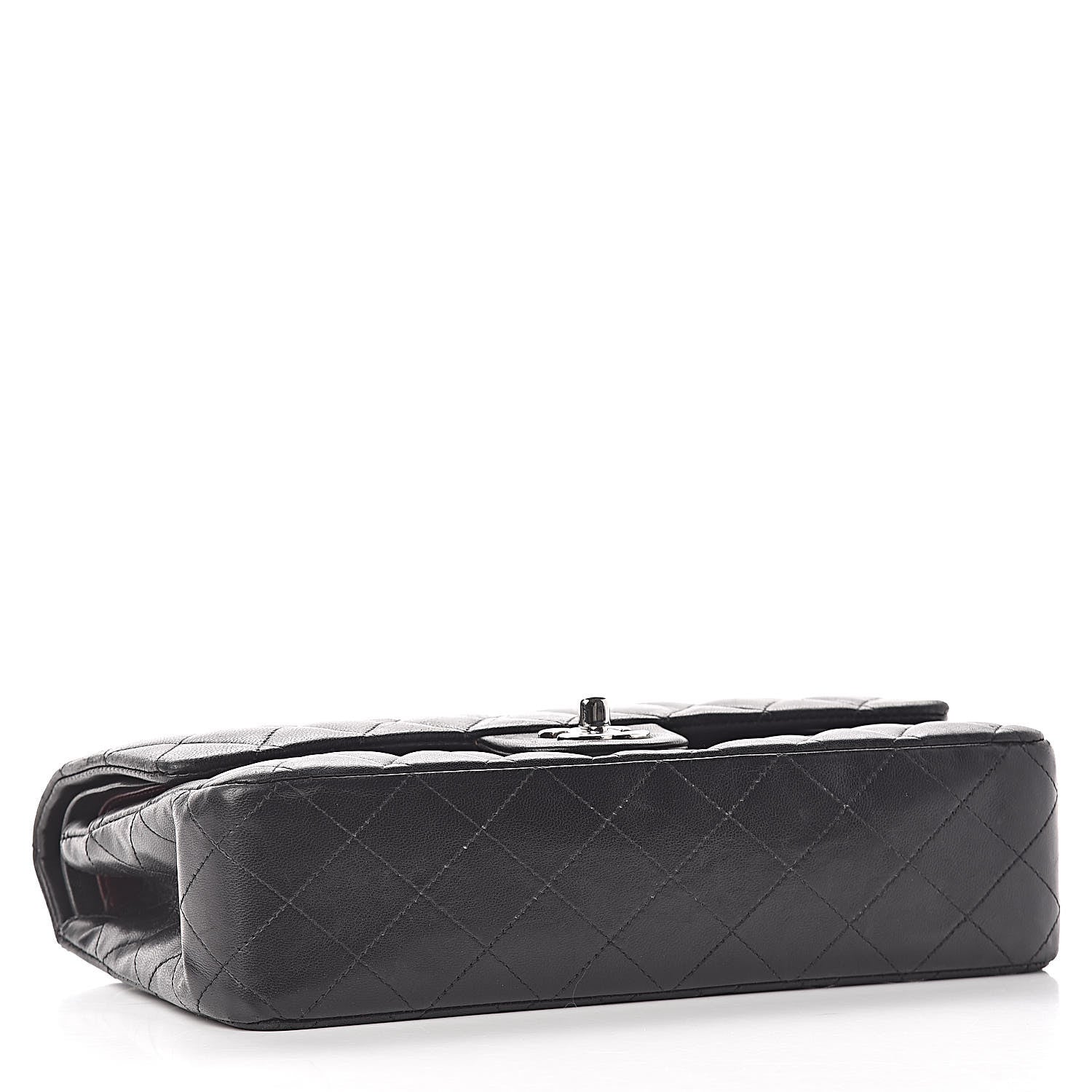Chanel Lambskin Quilted Medium Double Flap Black 4 of 25