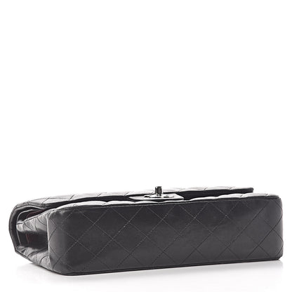 Chanel Lambskin Quilted Medium Double Flap Black 4 of 25