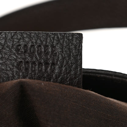 Gucci Canvas Britt Tote Dark Brown 6 of 22