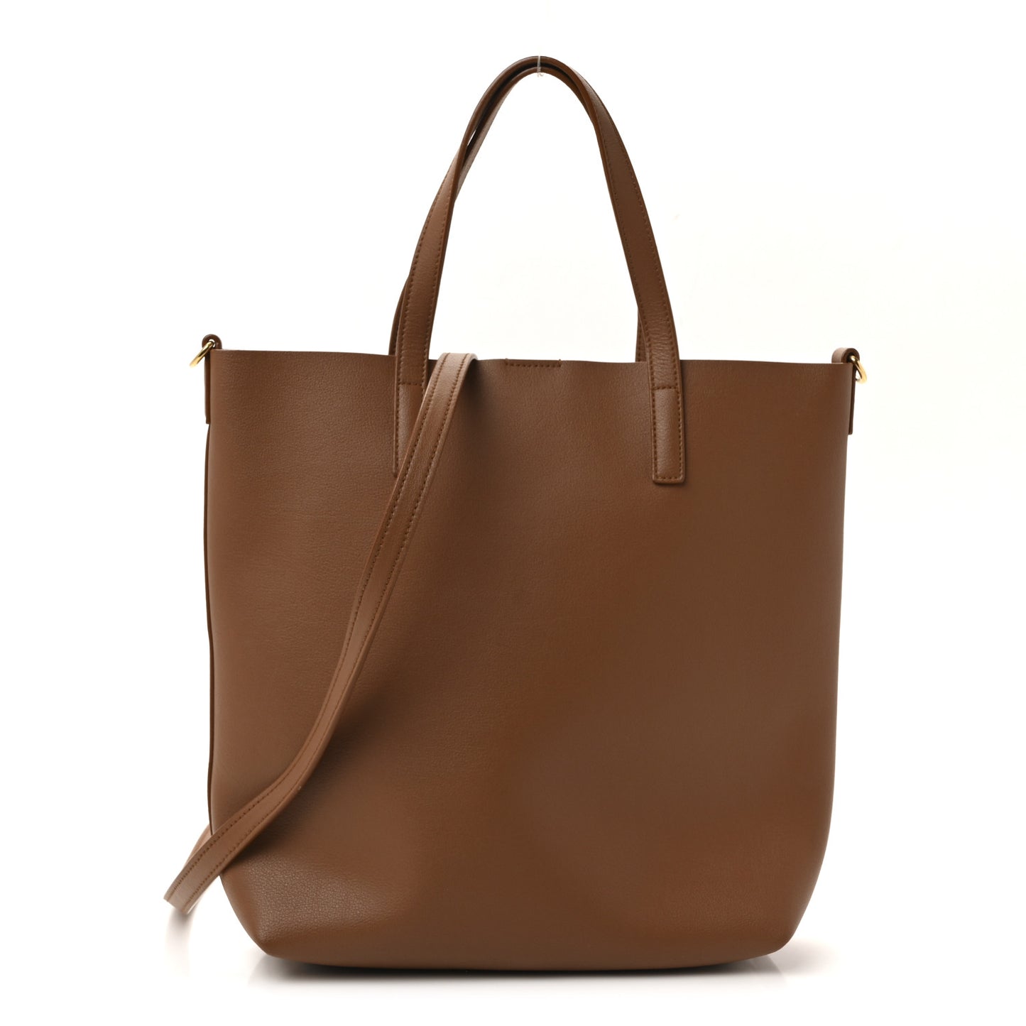 Calfskin Toy Shopping Tote Dark Tan