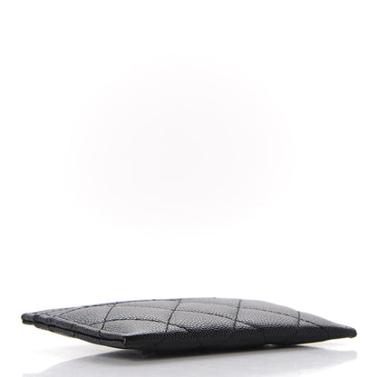 Chanel Caviar Quilted French New Wave Card Holder Black 4 of 8