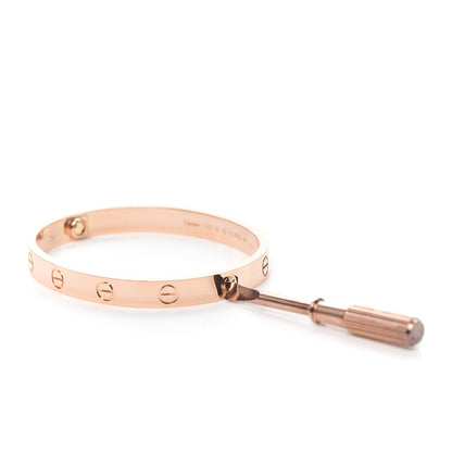 Cartier 18K Pink Gold LOVE Bracelet 16 4 of 6