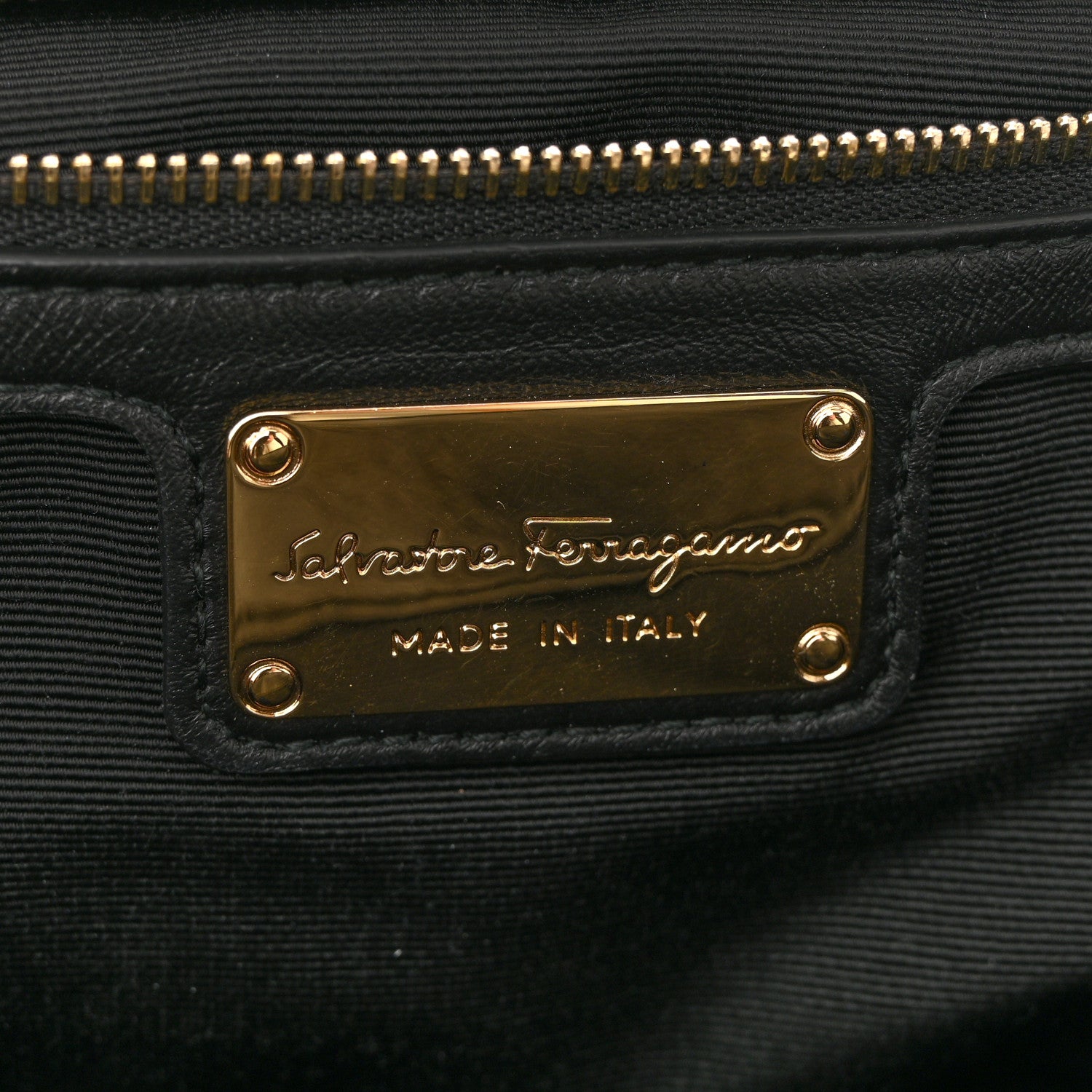 Salvatore Ferragamo Nappa Quilted Ginny Medium Crossbody Black 6 of 13