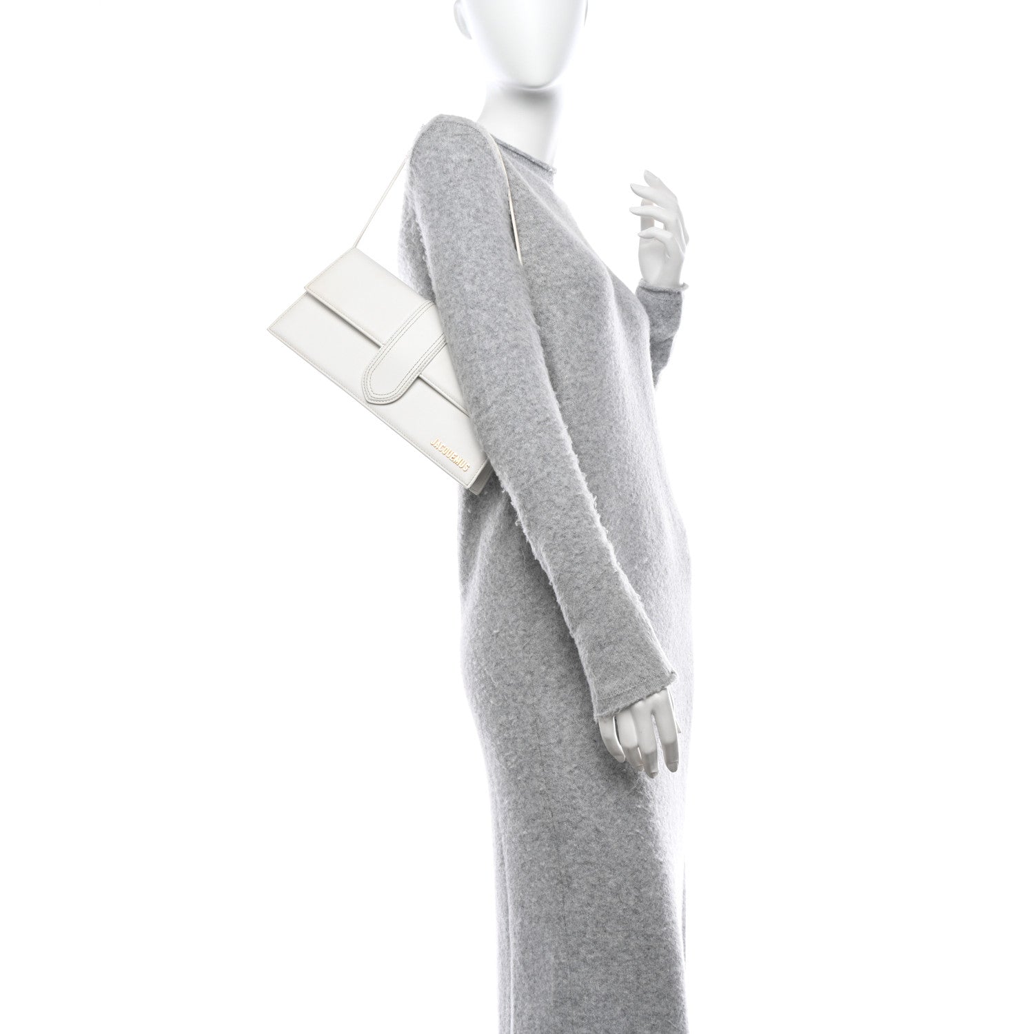 Jacquemus Smooth Calfskin Le Bambino Long White 2 of 18