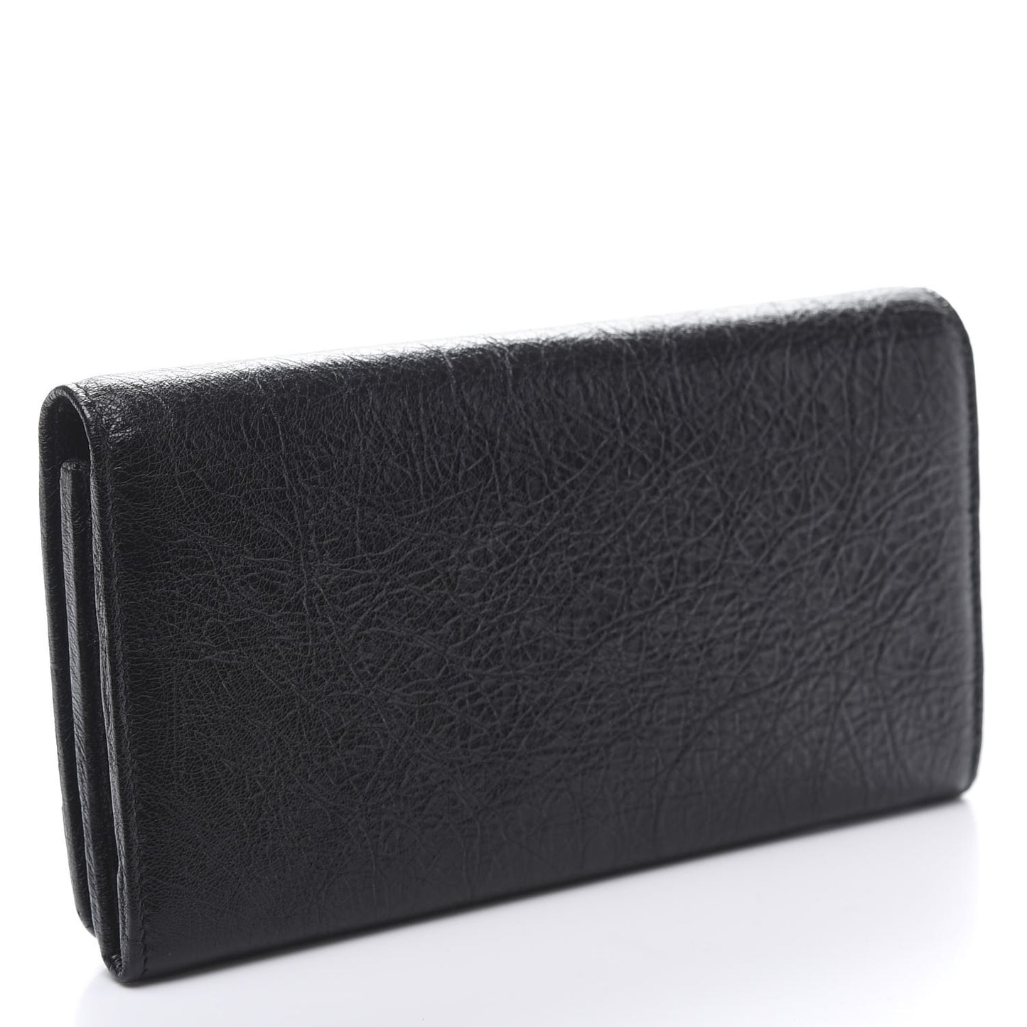 Agneau Classic Hardware Money Wallet Black