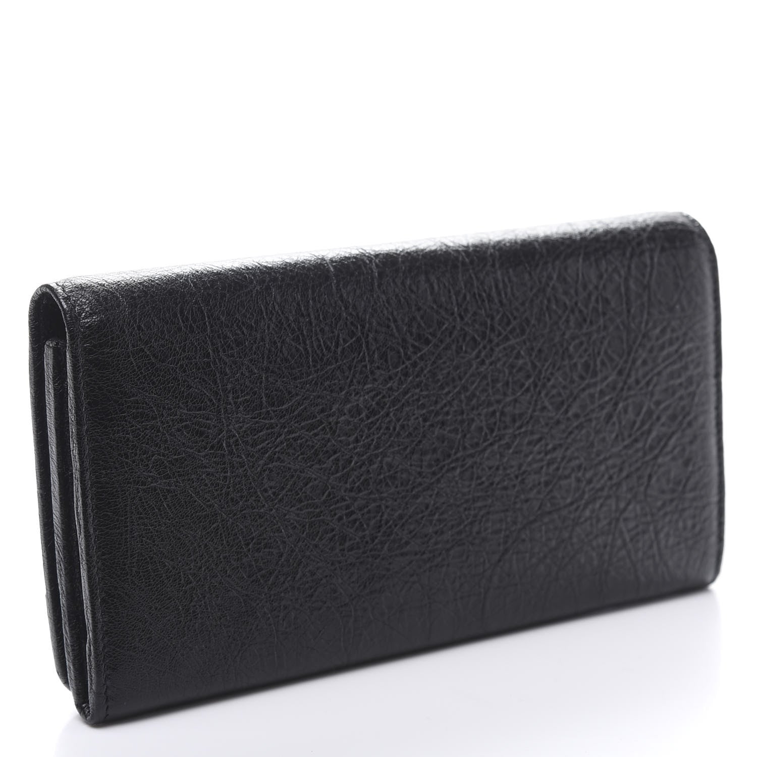 Balenciaga Agneau Classic Hardware Money Wallet Black 3 of 7