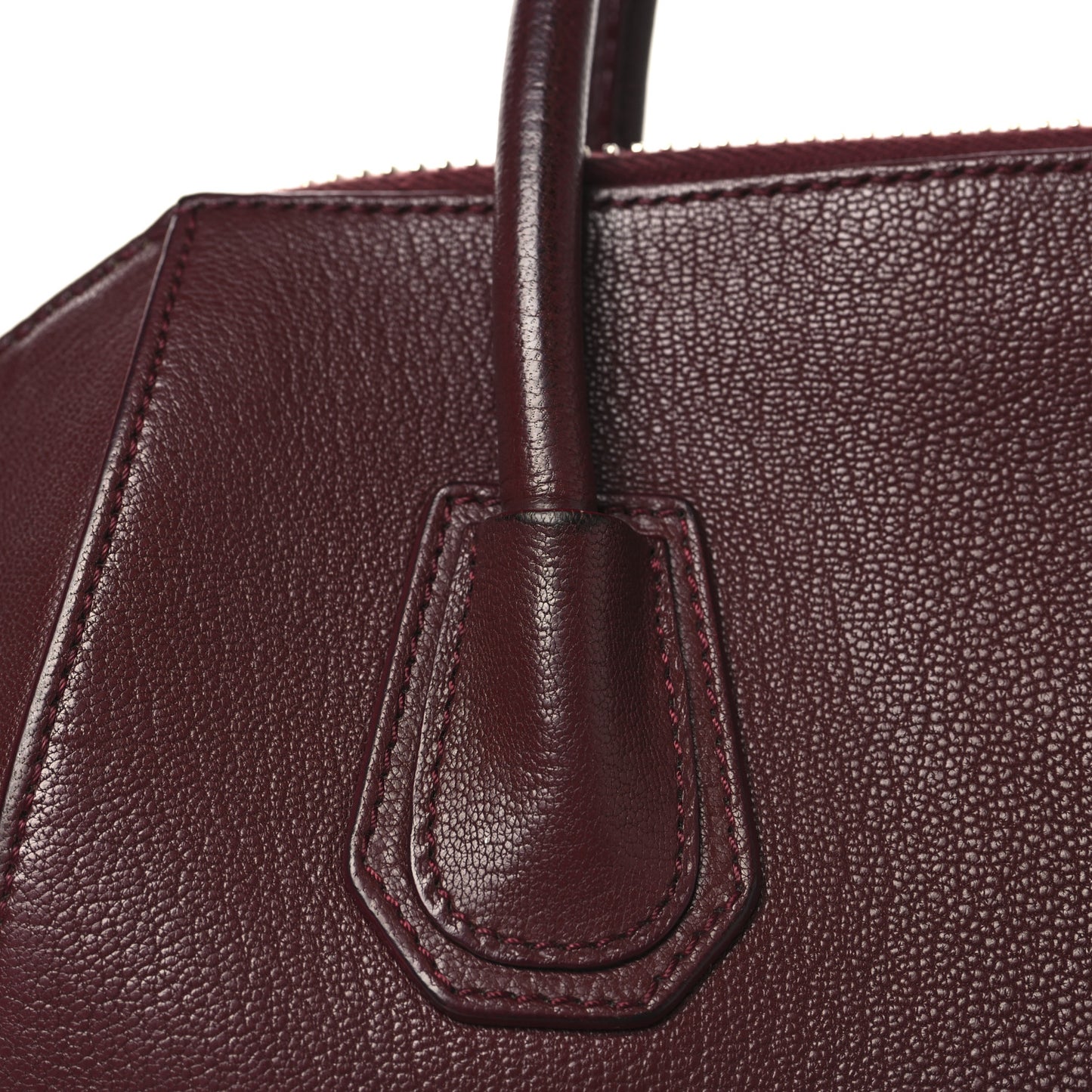 Sugar Goatskin Small Antigona Oxblood
