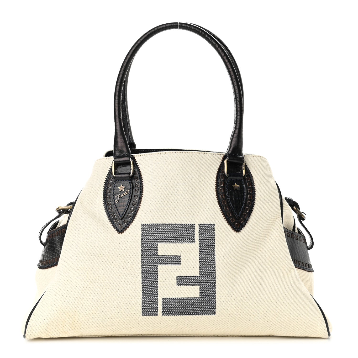 Fendi Canvas Bag De Jour Tote Natural 1 of 12