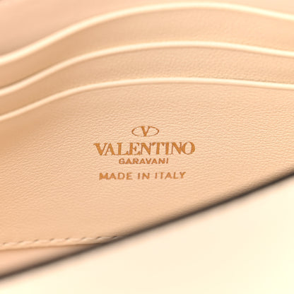 Valentino Garavani Calfskin Rockstud Crossbody Pouch Light Ivory 6 of 9
