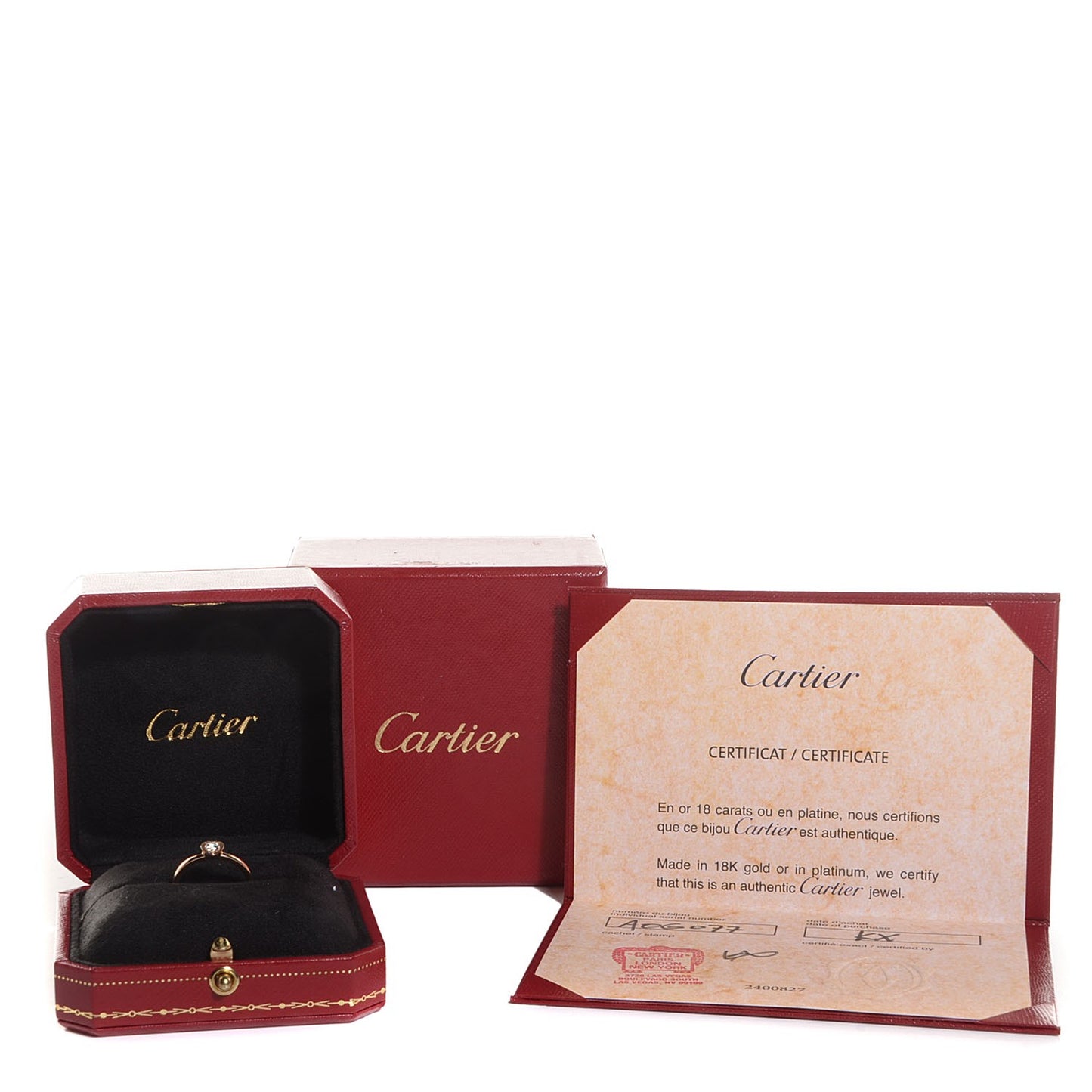 18K Pink Gold Diamond D'Amour Heart Ring 50 5.25