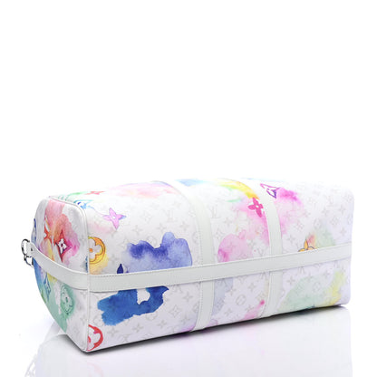 Louis Vuitton Monogram Watercolor Keepall Bandouliere 50 Multicolor 3 of 4