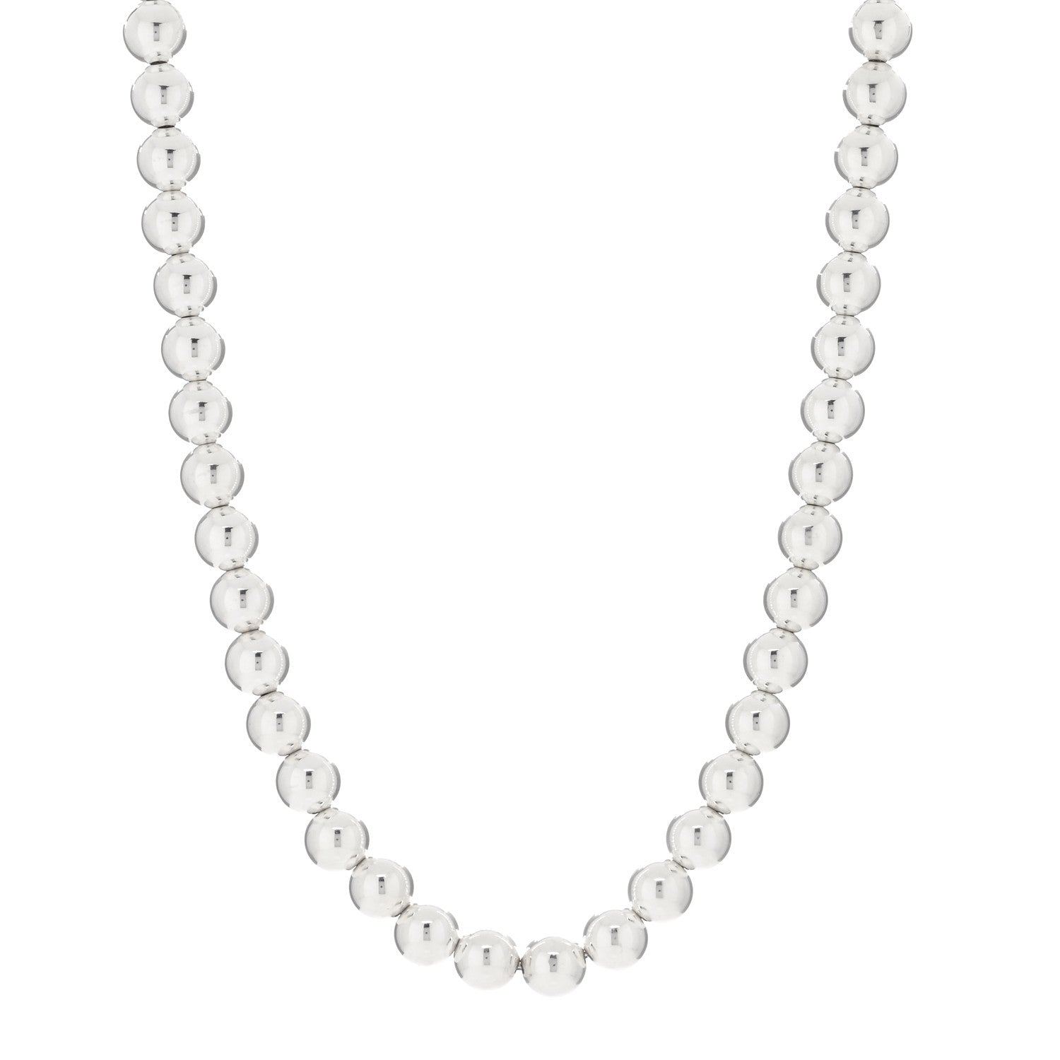 Tiffany Sterling Silver 10mm HardWear Ball Necklace 1 of 3