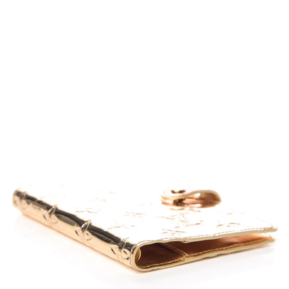 Louis Vuitton Monogram Miroir Small Ring Agenda Gold 4 of 6