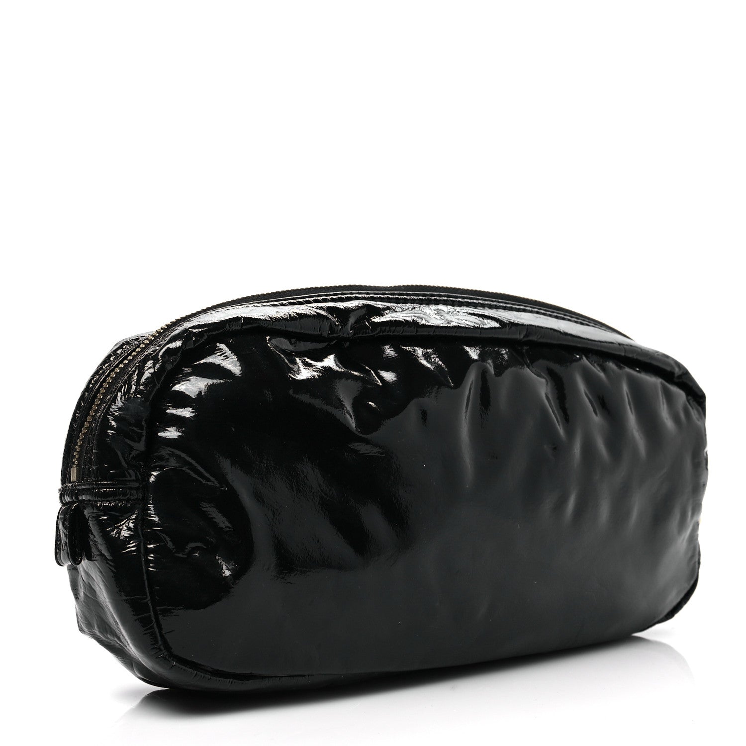 Prada Vernice Cosmetic Pouch Black 3 of 7