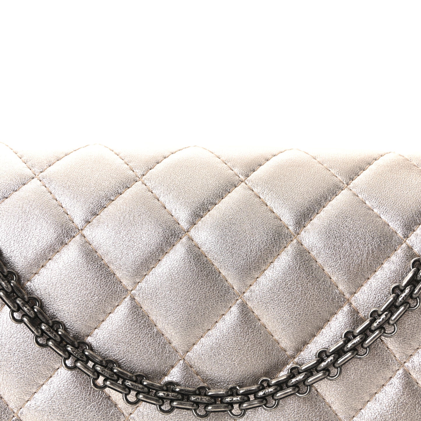 Metallic Calfskin Quilted 2.55 Reissue 226 Flap Light Pink