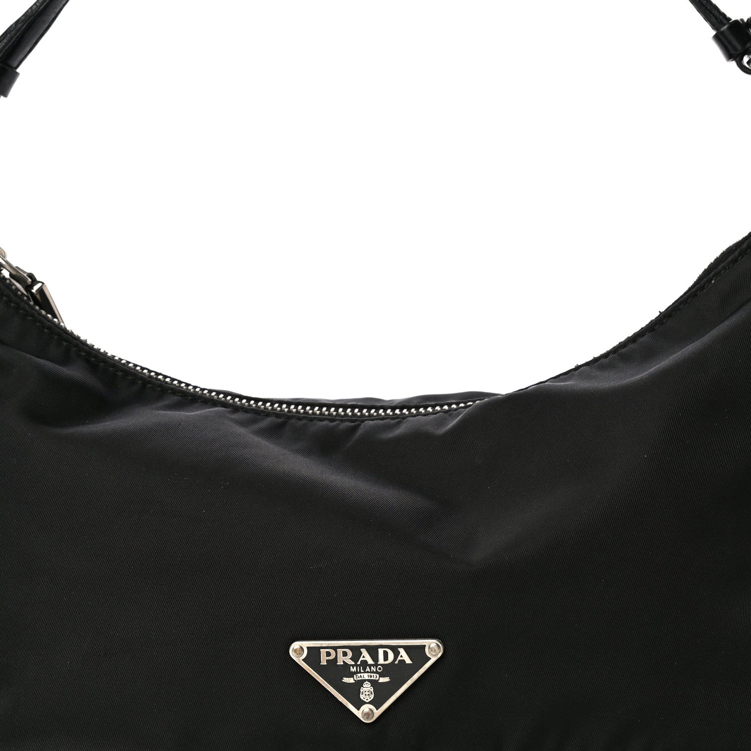 Prada Tessuto Nylon Pochette Bag Black 8 of 20