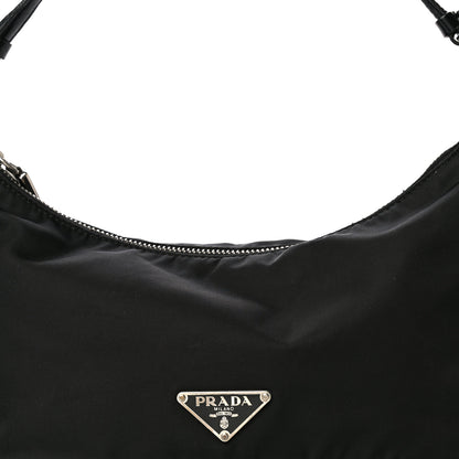 Prada Tessuto Nylon Pochette Bag Black 8 of 20