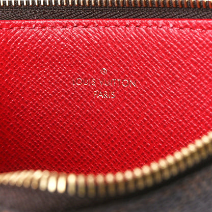 Louis Vuitton Damier Ebene Pochette Felicie Chain Wallet 9 of 13