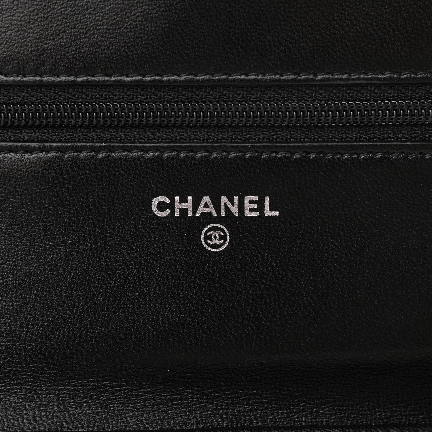 Chanel Lambskin Quilted Boy Wallet On Chain WOC Black 6 of 15