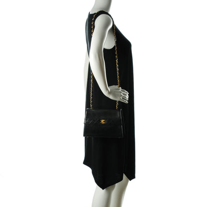 Chanel Lambskin Quilted Small Shoulder Bag Black 2 of 8