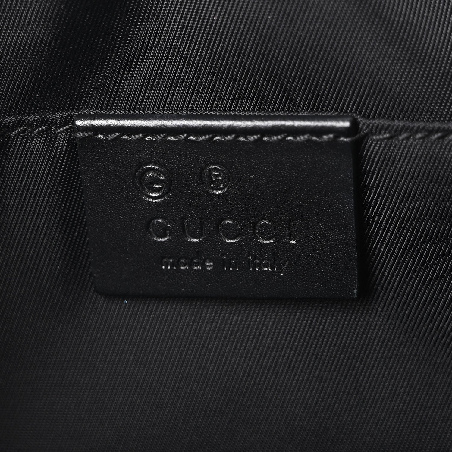 Gucci Canvas Web Slim Belt Bag Black 5 of 9