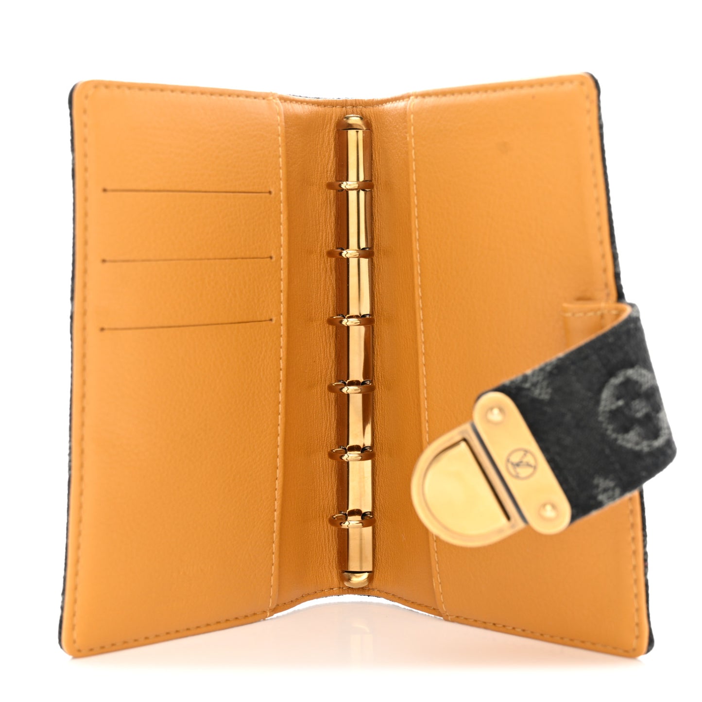 Denim Monogram Agenda PM Black