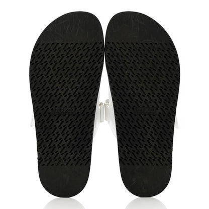 Hermes Calfskin Mens Chypre Sandals 45 White 5 of 24